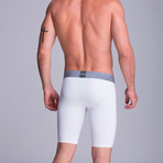 Extra Long Athletic Boxers // White (M)