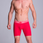 Long Full Mesh Boxer // Red (L)