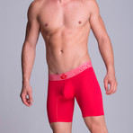 Long Full Mesh Boxer // Red (L)