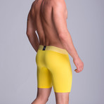 Full Mesh Long Boxer // Yellow (S)