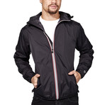 Classic // Full Zip Packable Jacket // Black (L)