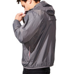 Classic // Full Zip Packable Jacket // Gray (XL)