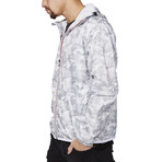 Classic // Full Zip Packable Jacket // White Camo (M)