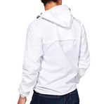 Classic // Full Zip Packable Jacket // White (M)