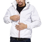 Classic // Full Zip Packable Jacket // White (2XL)