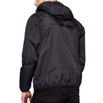 New Era // Quarter Zip Packable Jacket // Black (M)