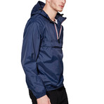 New Era // Quarter Zip Packable Jacket // Navy (XS)