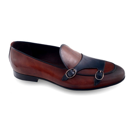 Joe Shoe // Brown + Dark Blue (Euro: 40)