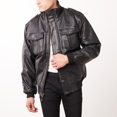 Wilda Razor Leather Jacket // Black (L) - Wilda Leather - Touch of Modern
