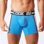 Asymmetric Sport Trunk // Steel Blue (S)