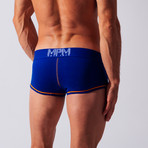 Double Seam Stripe Boxer // Blue (S)