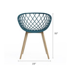 Kurv Chair // Set of 2 (Black + Natural)