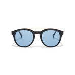 Anteka Sunglass // Black Gloss + Gold (Black + Gold + Blue)