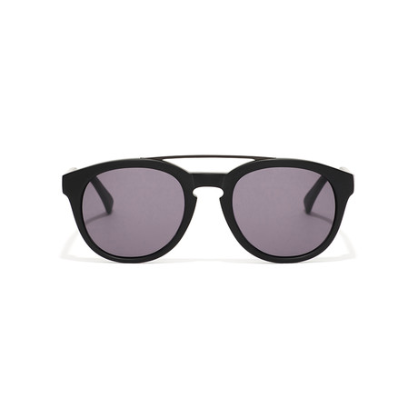Anteka Sunglass // Matte Black (Black + Grey)