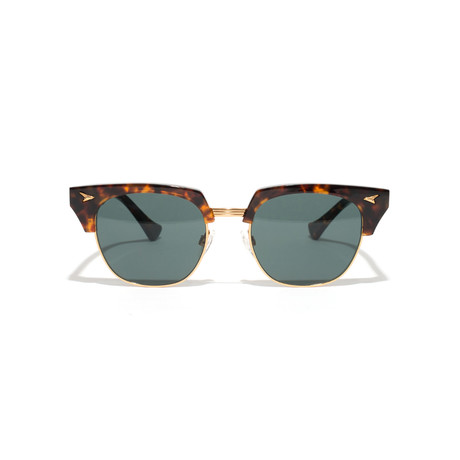 Neto Sunglass // Tortoise Polished + Gold