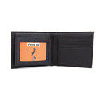 Leather Passcase Wallet // Black