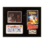 Back To The Future // Signed License Plate