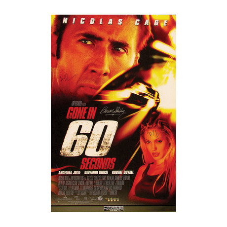 Gone In Sixty Seconds // Signed Poster