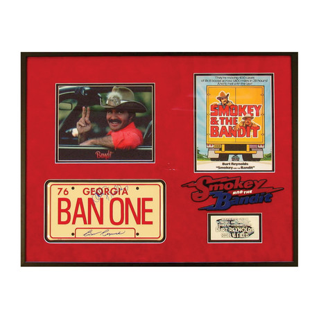 Smokey And The Bandit // Signed License Plate