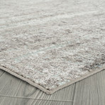 Cranstorm Aqua + Gray // Transitional (3'11" x 5'7")