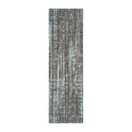 Cranstorm Aqua + Gray // Transitional (3'11" x 5'7")