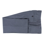 Uccello Striped Wool Double Breasted Suit // Gray (Euro: 48)