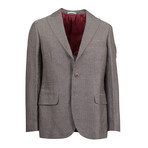 Fidenziano Wool Blend Suit // Brown (Euro: 48)
