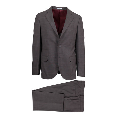 Granato Wool Blend Suit // Brown (Euro: 48)