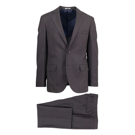 Favazza Wool Blend Suit // Brown (Euro: 46)