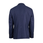 Check Cashmere Blend 3/2 Suit // Navy Blue (Euro: 46)