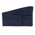 Check Notch Lapel Cashmere Blend 3/2 Suit // Navy Blue (Euro: 50)