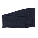 Plaid Cashmere 3/2 Button Suit // Blue (Euro: 46)