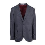 Check Cashmere Blend 3 Roll 2 Suit // Gray (Euro: 46)