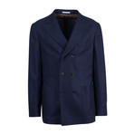 Cashmere Blend DB Sport Coat // Blue (Euro: 46)