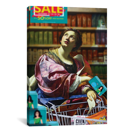 At The Supermarket (18"W x 26"H x 0.75"D)