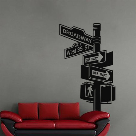 Broadway Signs Wall Decals