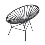 Sayulita Lounge Chair // Leather (Piel Negro)