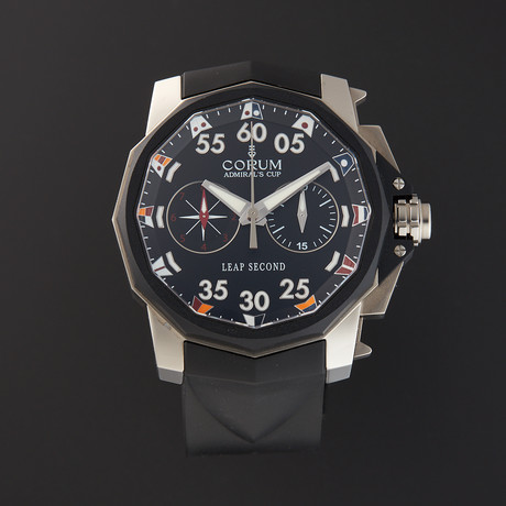 Corum Admiral's Cup Leap Second Chronograph Automatic // 895.931.06/0371 AN90 // Pre-Owned