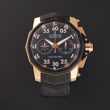 Corum Admiral's Cup Leap Second Chronograph Automatic // 895.931.91/0001 AN32 // Pre-Owned