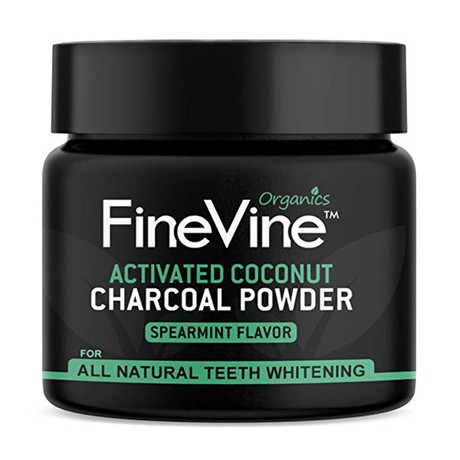 All Natural Charcoal Teeth Whitening Toothpaste // Set of 2 (Spearmint)
