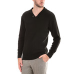 Sweater Single Button // Black (S)