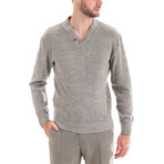 Sweater Single Button // Gray (S)