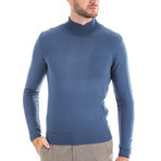 Polo Neck // Solid Sea Wave (S)