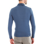 Polo Neck // Solid Sea Wave (S)