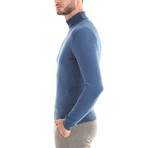 Polo Neck // Solid Sea Wave (S)