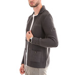 Textured Wool Jacket // Gray (S)