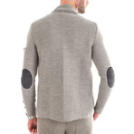 Textured Wool Jacket // Light Gray (S)