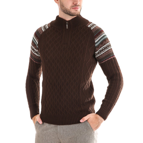 Wool Sweater // Brown (XL)