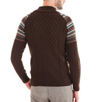 Wool Sweater // Brown (2XL)