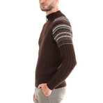 Wool Sweater // Brown (XL)